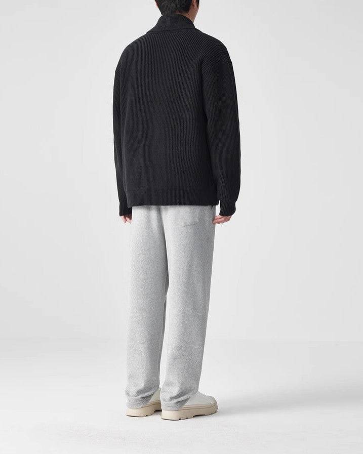 VerdeEase Pleteni Kardigan s Ovratnikom