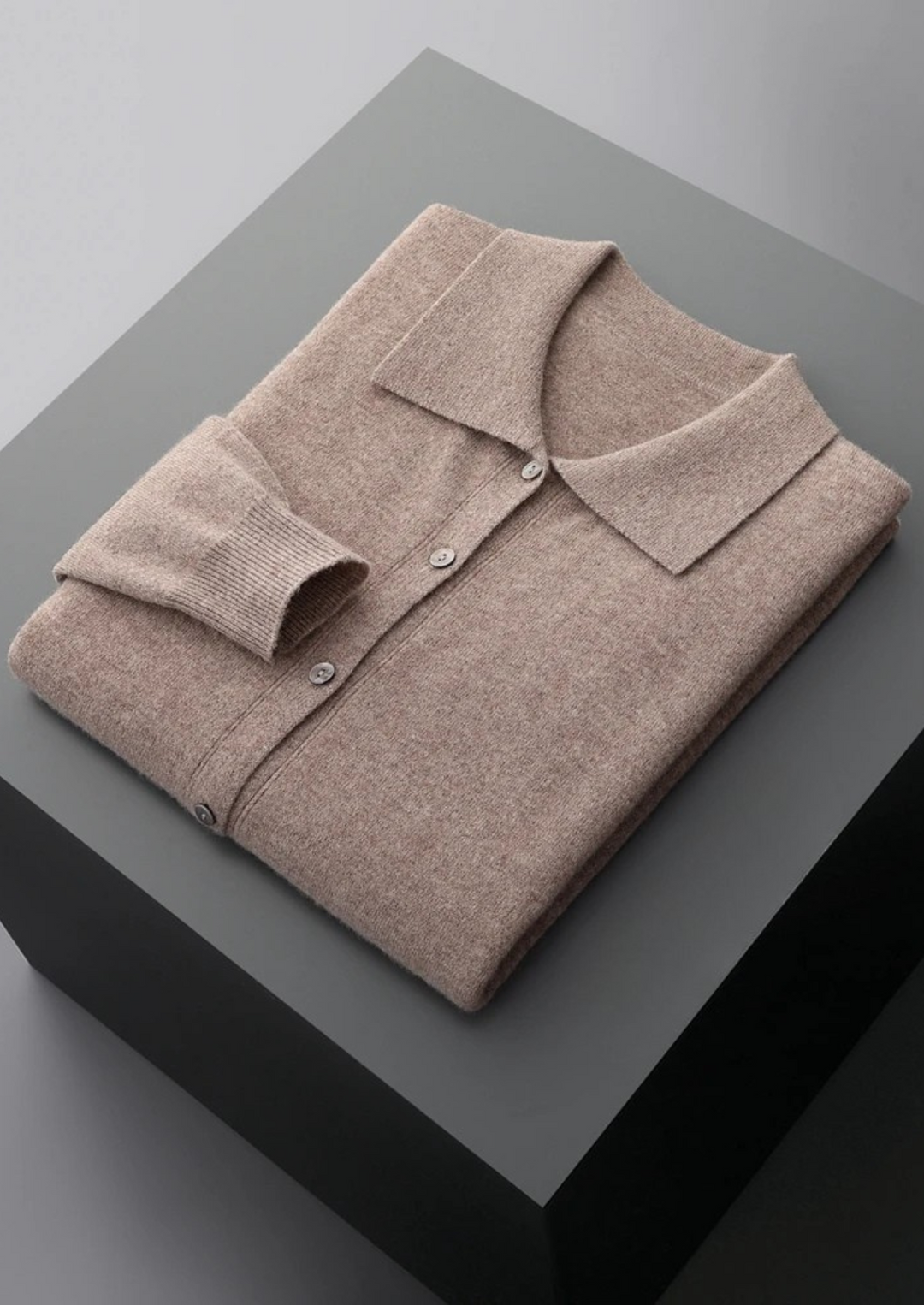 100% KAŠMIRSKI POLO KARDIGAN