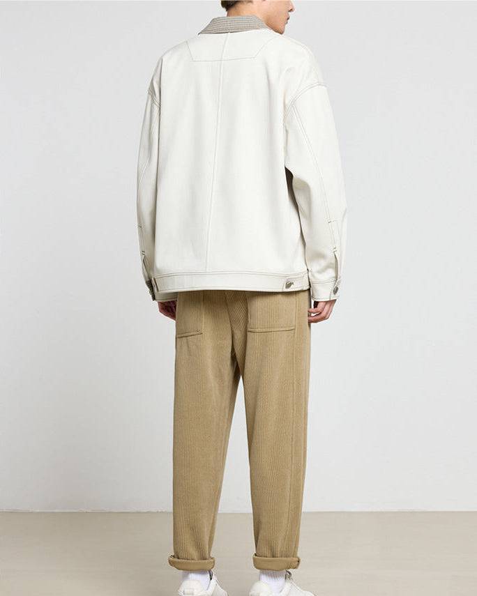 Momeike jakna s ovratnikom u patchwork stilu