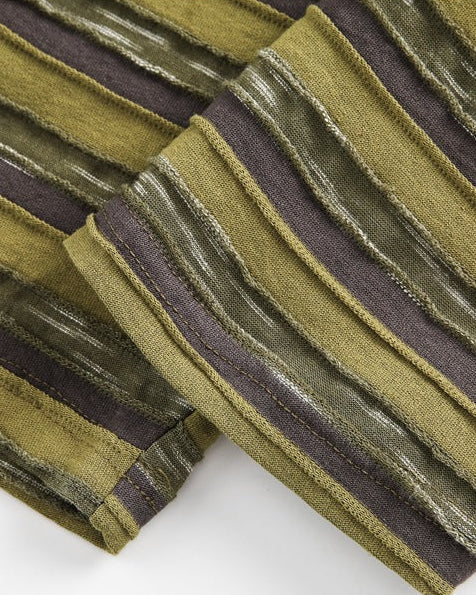 Driftline prugasti pleteni pulover 