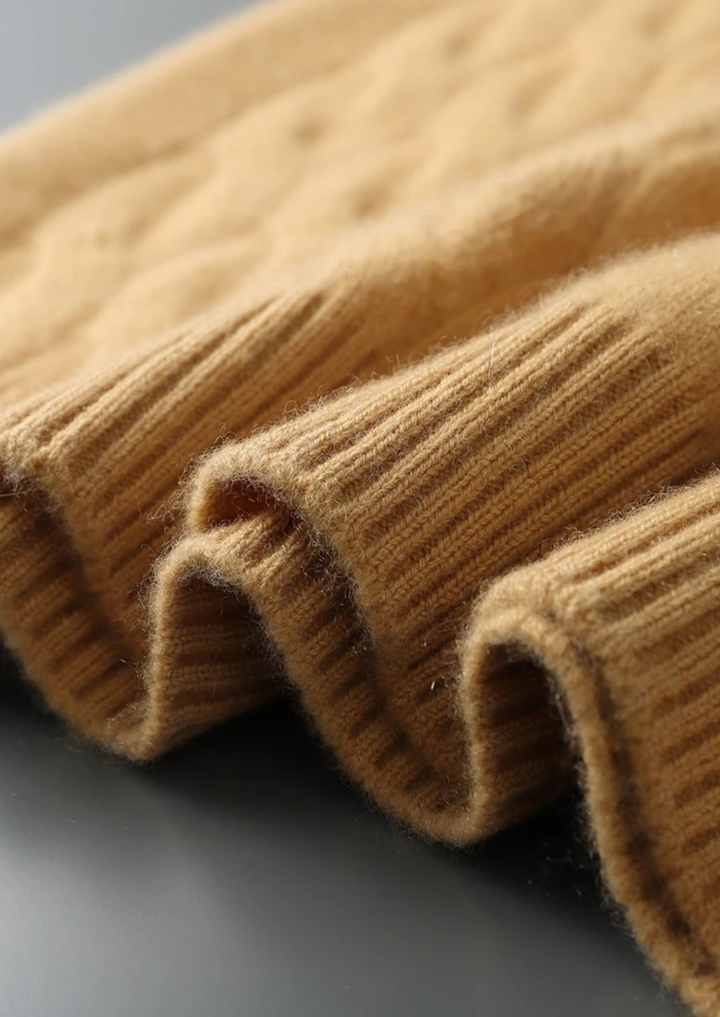 NOBA VUNENI PULOVER S OTVORENIM RUKAVIMA