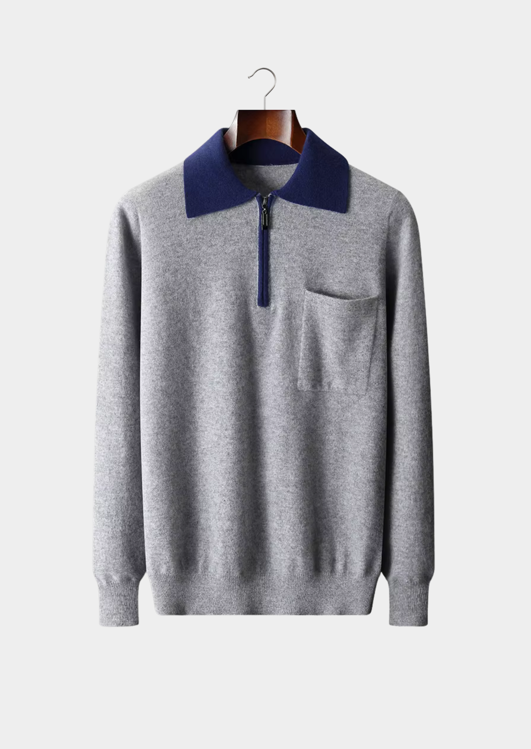 100% KASHMIR DVOJNE BOJE POLA S RAJFNICOM