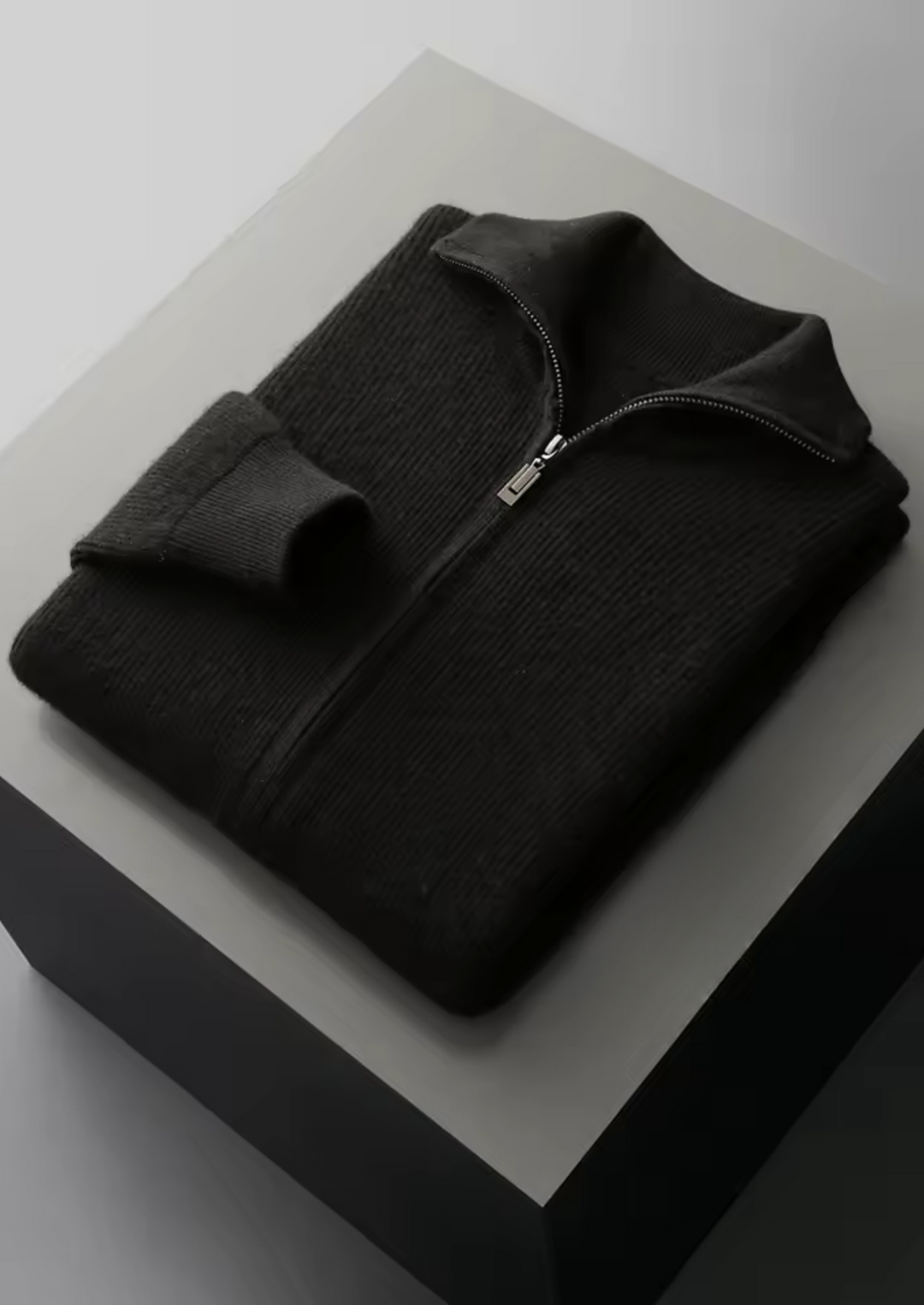 NOBA VUNENI REBRASTI DŽEMPER S RAJFAŠLUSOM