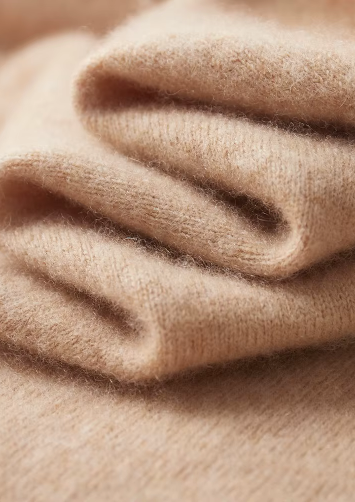 100% KASHMIR DVOJNE BOJE POLA S RAJFNICOM