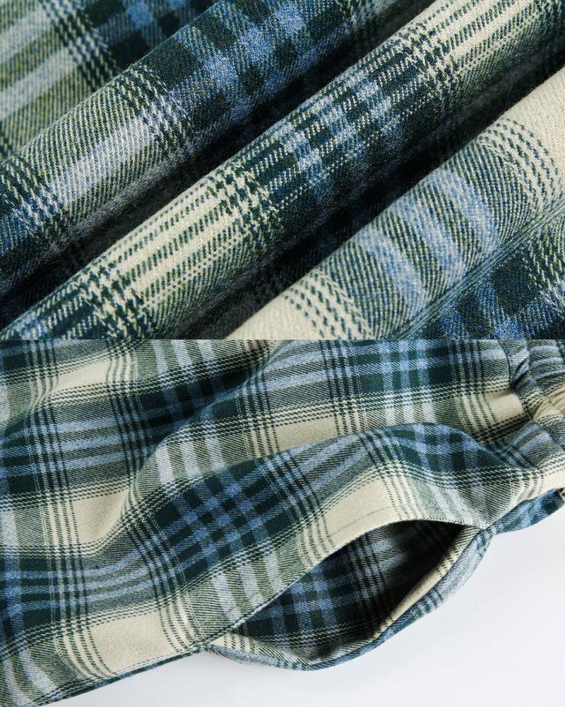 Opustene Karirane Hlače na Uže