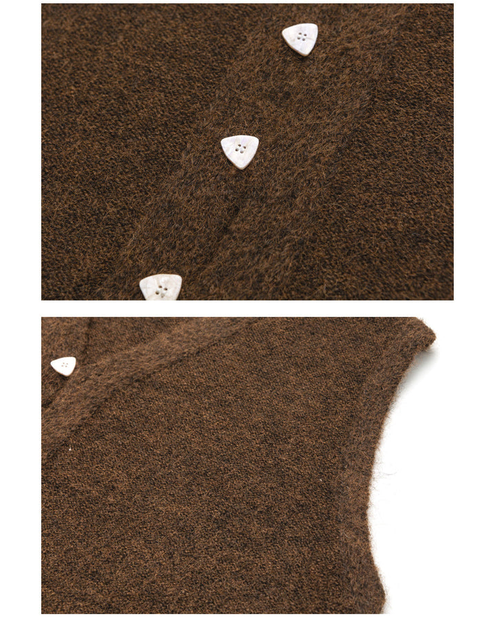 Pleteni prsluk od vune