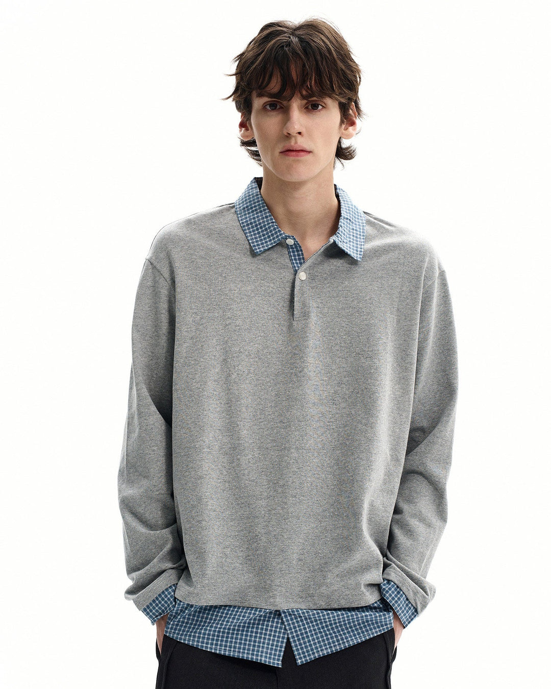 Pamučna Jersey Polo Majica s Višeslojnim Dizajnom 