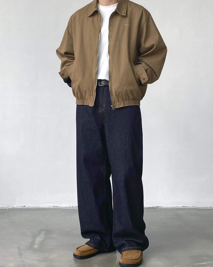 Pamučne traperice širokog kroja