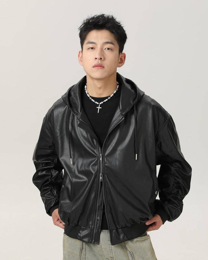 Ravina Oluja PU Jakna s Kapuljačom