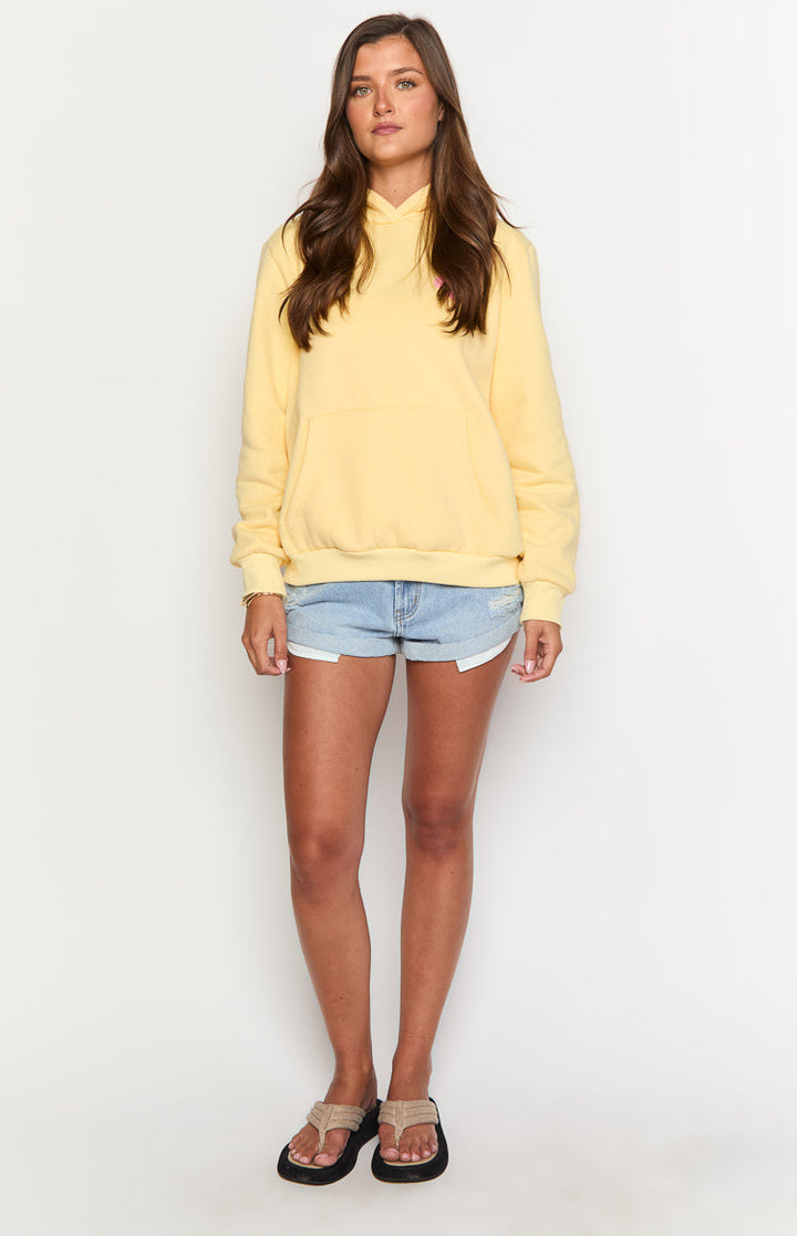 Početni žuti hibiskus hoodie