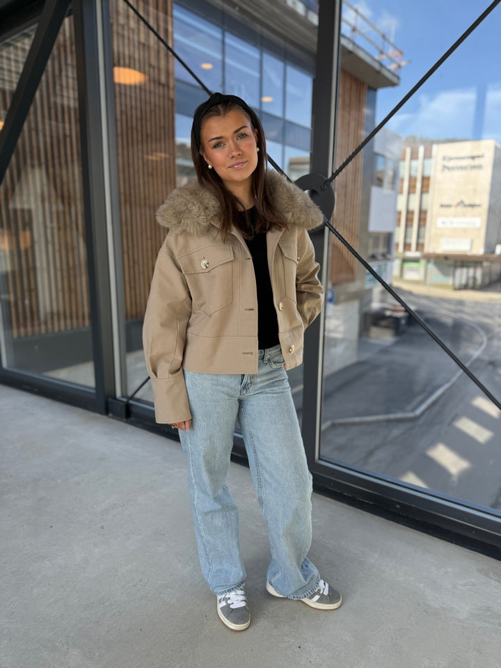 CHARLIE CANVAS JAKNA - BEŽ