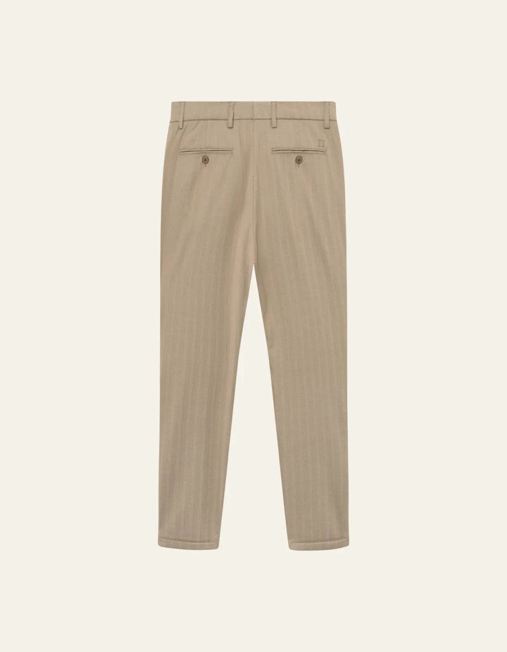 COMO HERRINGBONE HLAČE PIJESAK