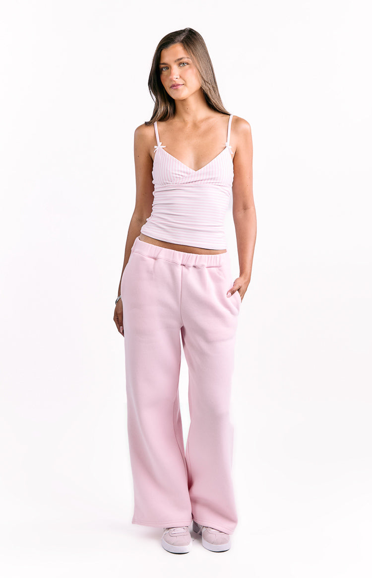 Dania Ružičasto Burgundski Zvjezdasti Trening Hlače