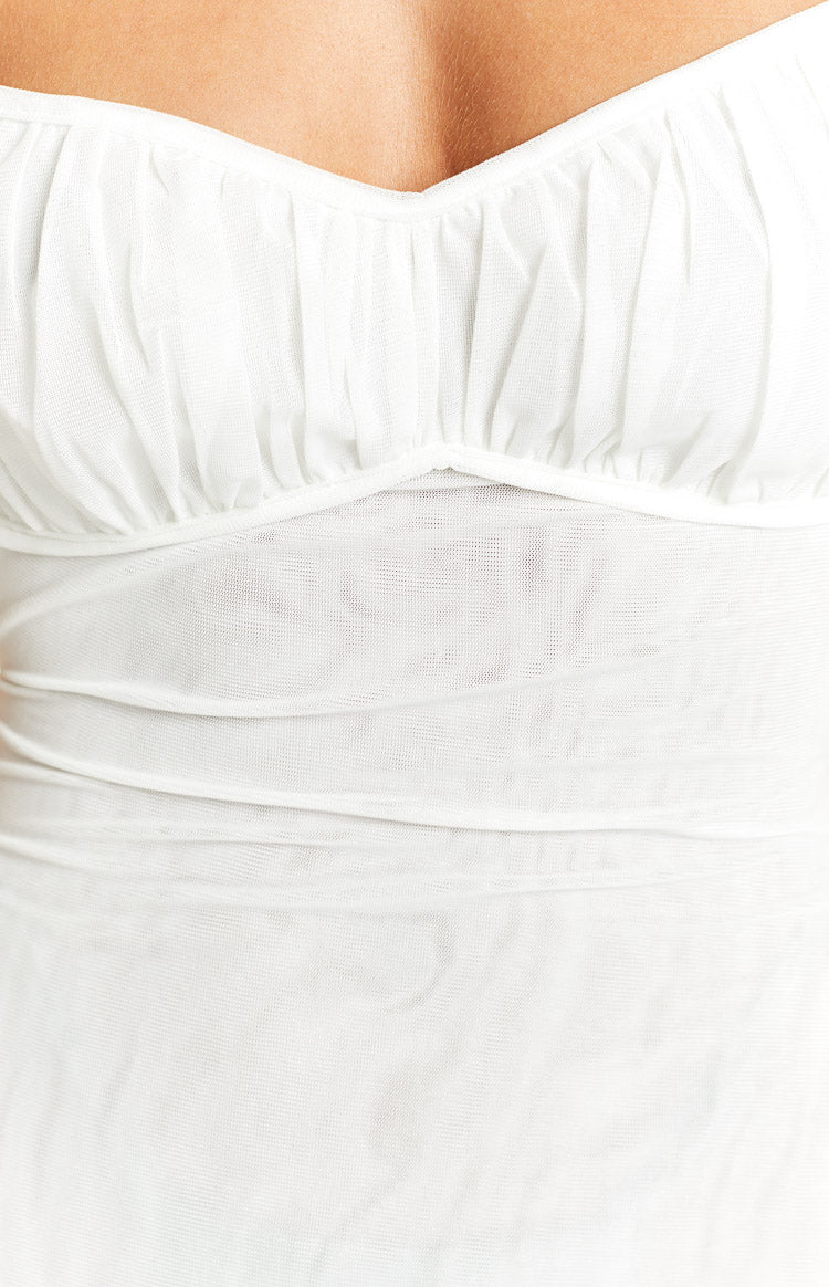 Elysium Bijela Maxi Haljina