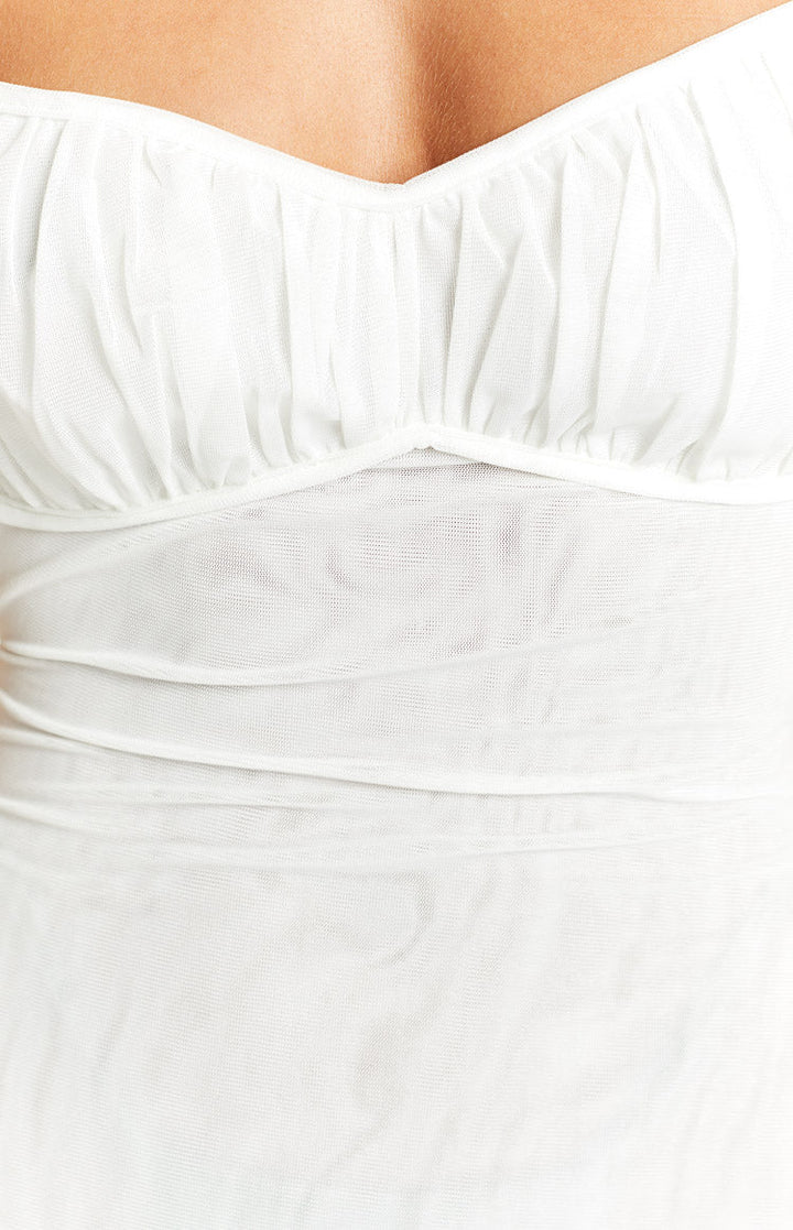 Elysium Bijela Maxi Haljina