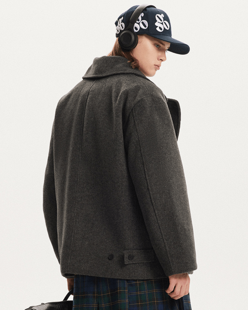 Asimetrička vuna jakna