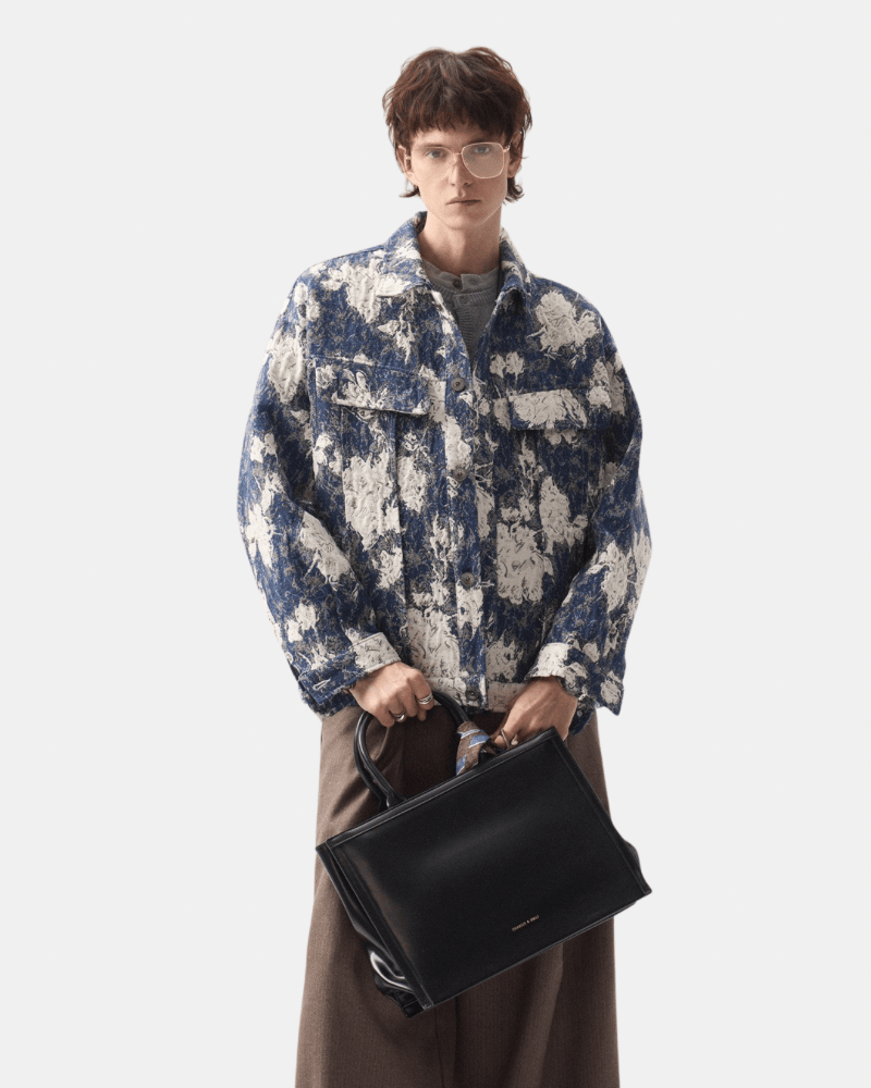 Indigo apstraktna majica Jakna