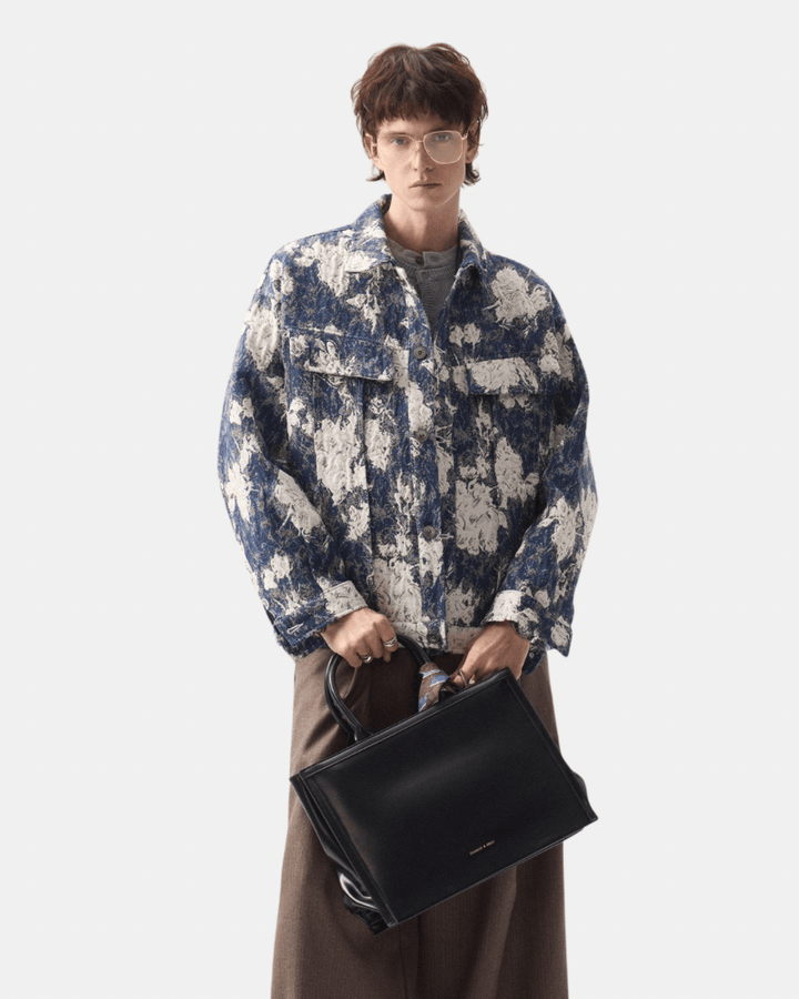 Indigo apstraktna majica Jakna