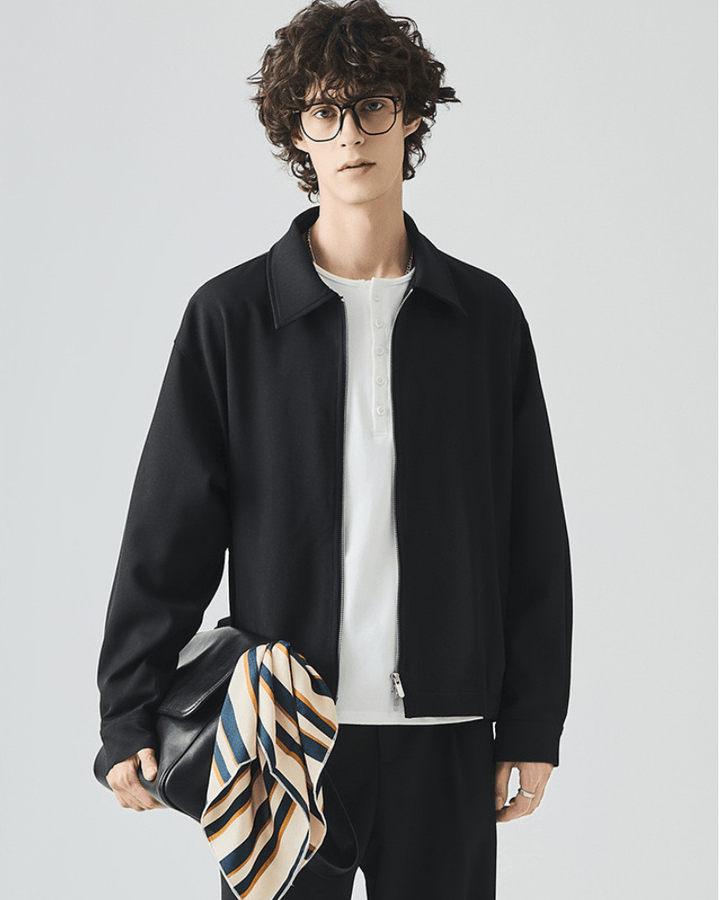 Minimalistička majica s patentnim zatvaračem Jakna