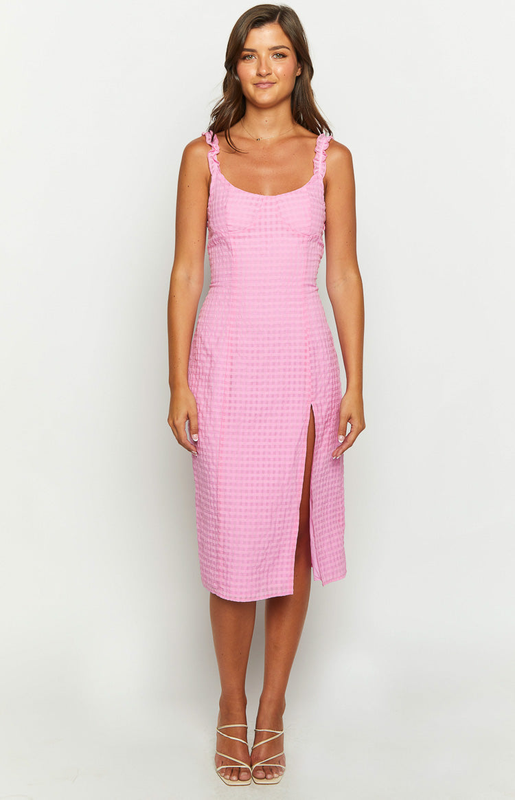 Jessie Pink Midi Haljina