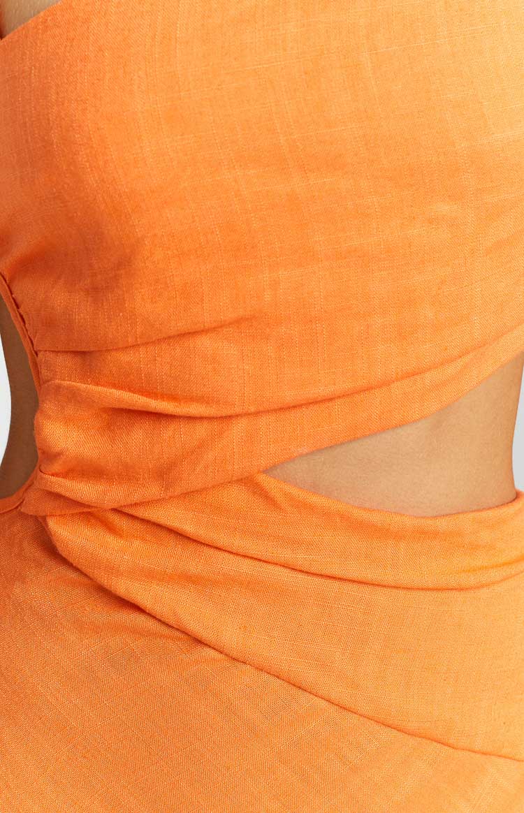 Lena Narančasta Maxi Haljina