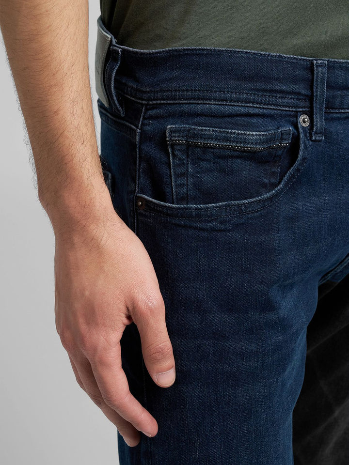 GROVER STRAIGHT-FIT TRAPERICE TAMNO PLAVE