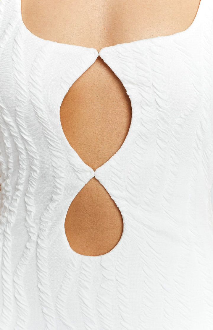 Mandy White Maxi Haljina