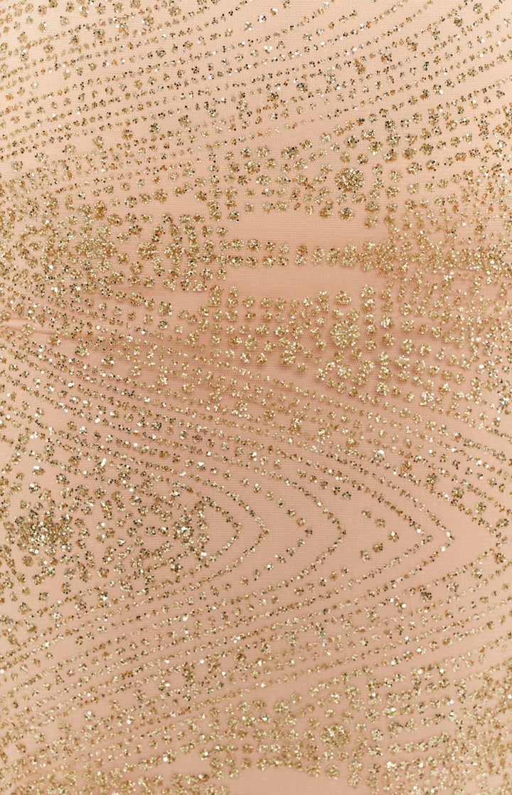 Manhattan Slip Formalna Haljina Zlato 