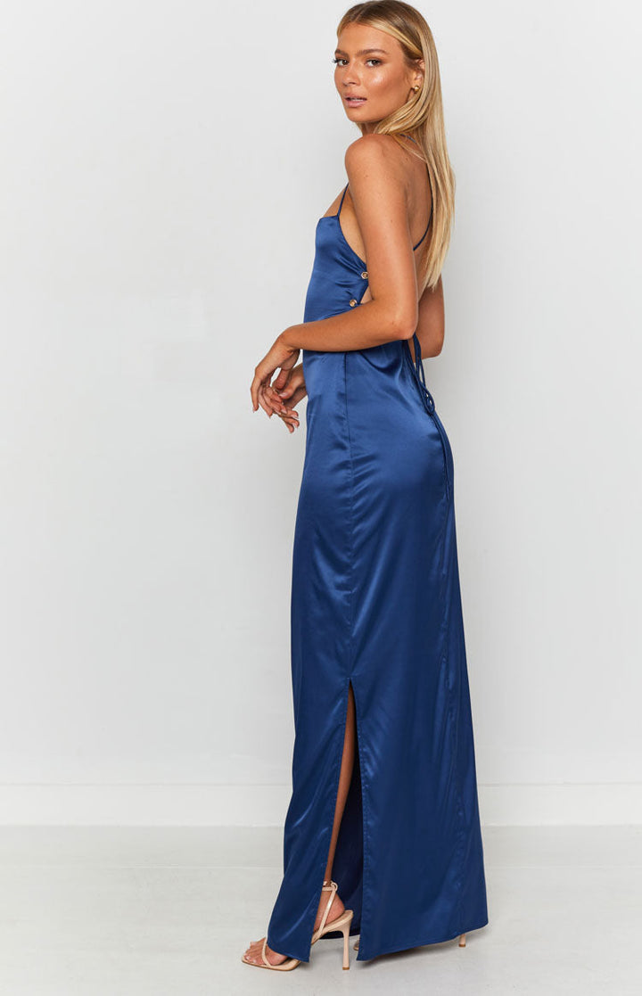 Manhattan Slip Formalna Haljina Navy
