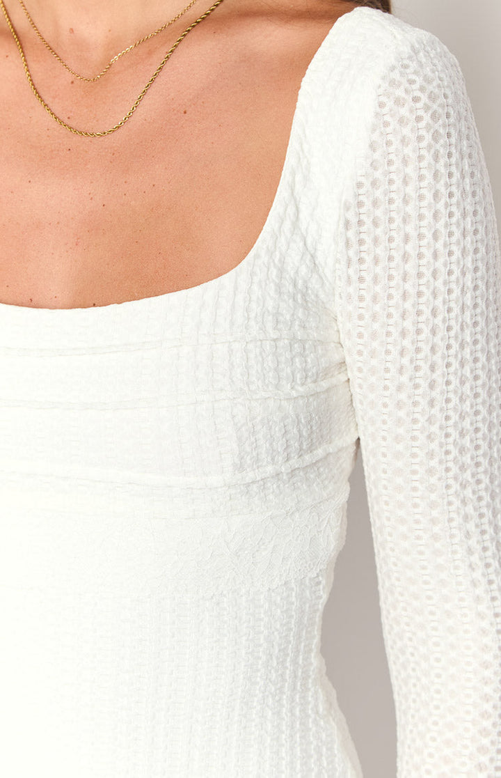 Marcus bijela mini haljina dugih rukava