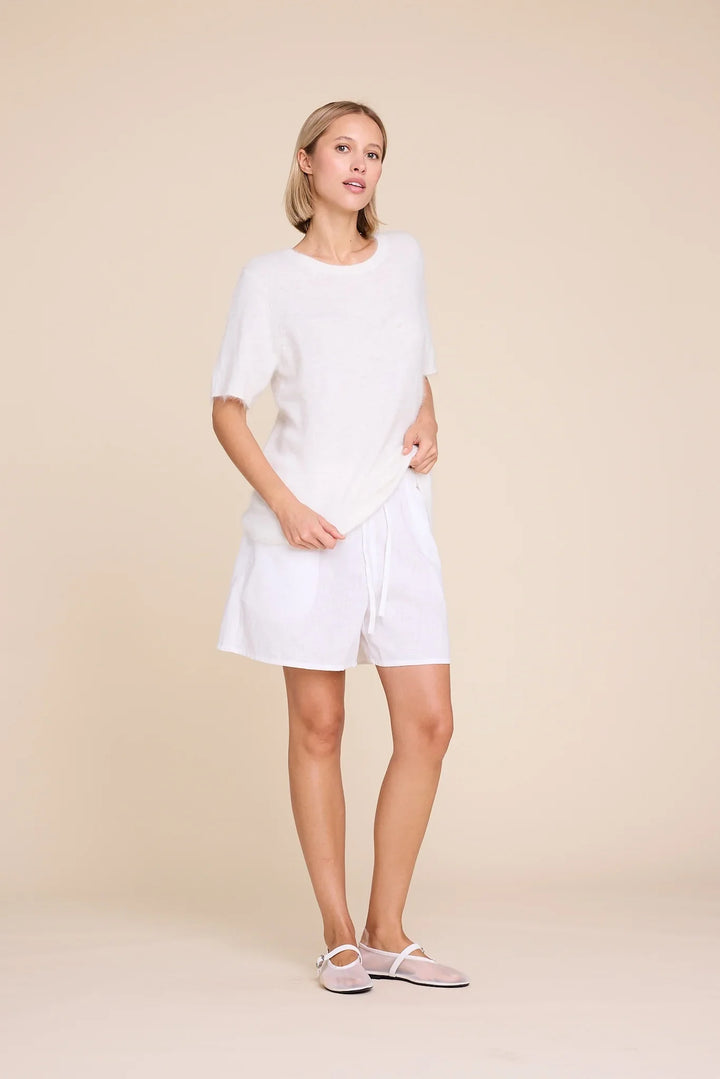 MONROE 24 PLETENA MAJICA KREMA