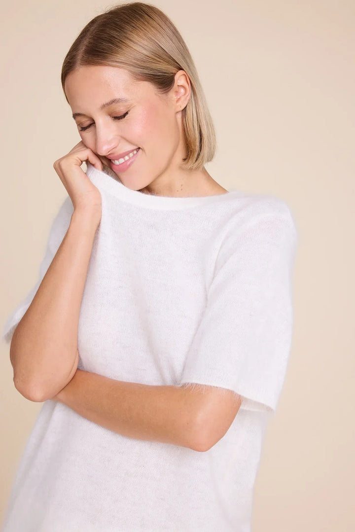 MONROE 24 PLETENA MAJICA KREMA