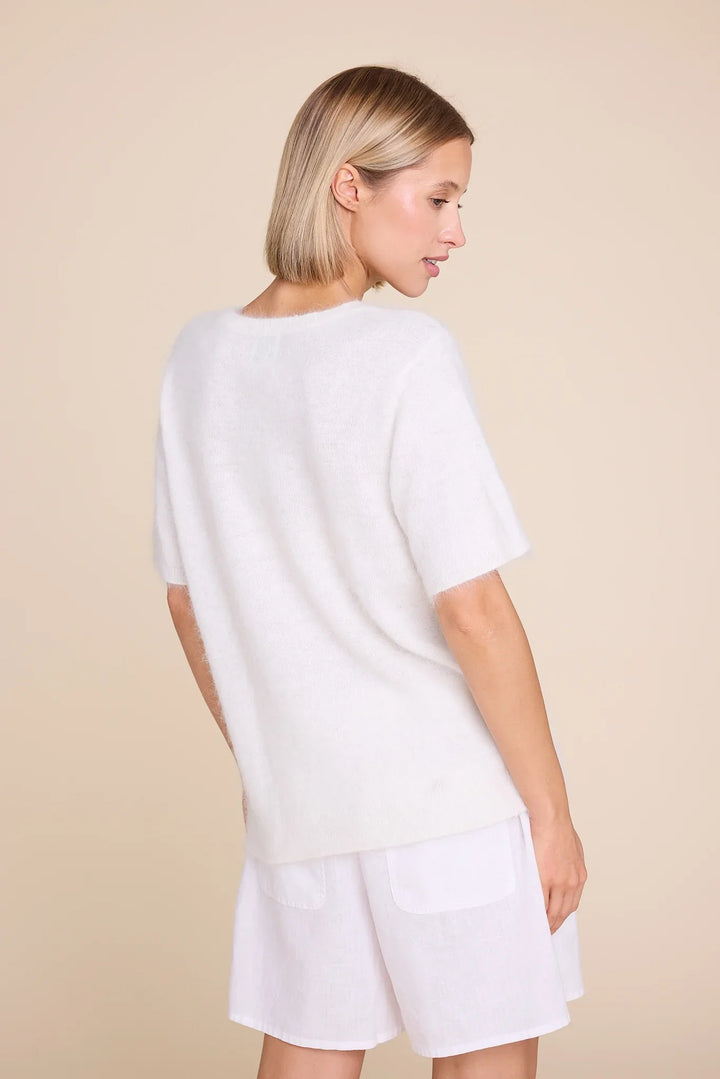 MONROE 24 PLETENA MAJICA KREMA