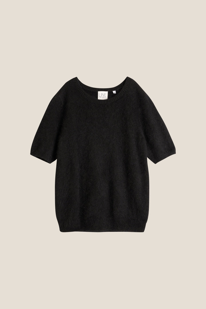 MONROE 24 PLETENA MAJICA CRNA