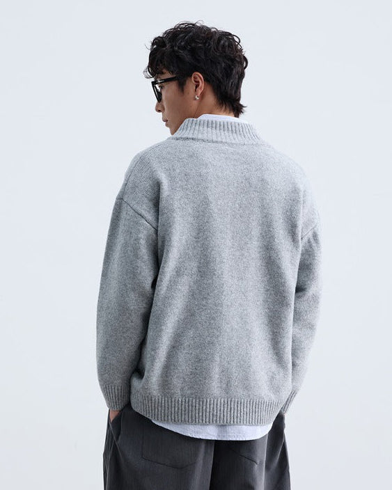 Riverset vintage kardigan s patentnim zatvaračem