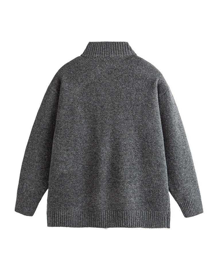 Riverset vintage kardigan s patentnim zatvaračem