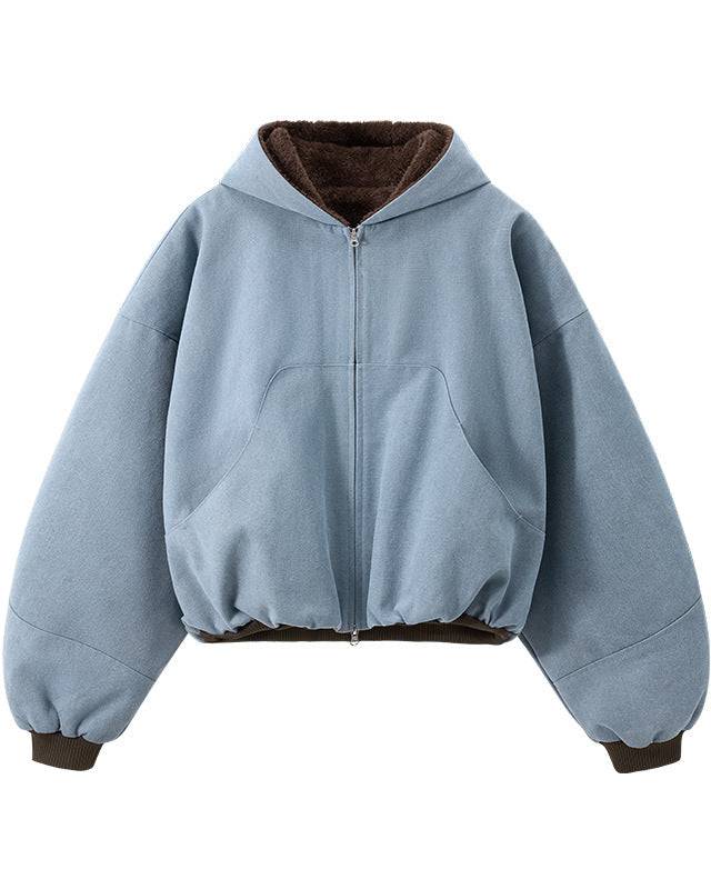 ContourPlush kardigan s patentnim zatvaračem