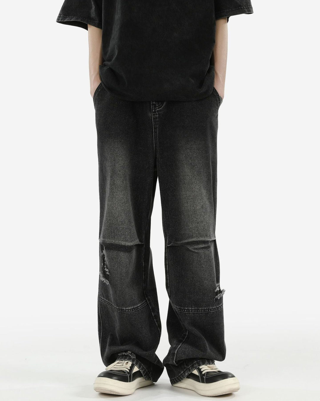Riverton PLEATED Loose Jeans