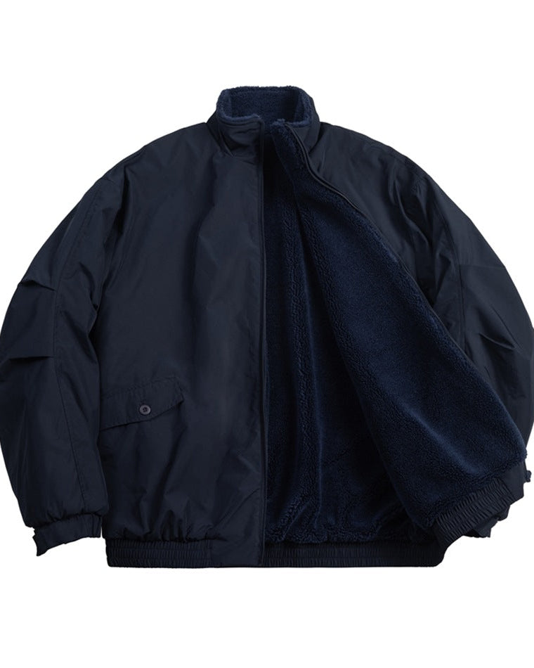 Caldwell teksturirani vuna zip kardigan