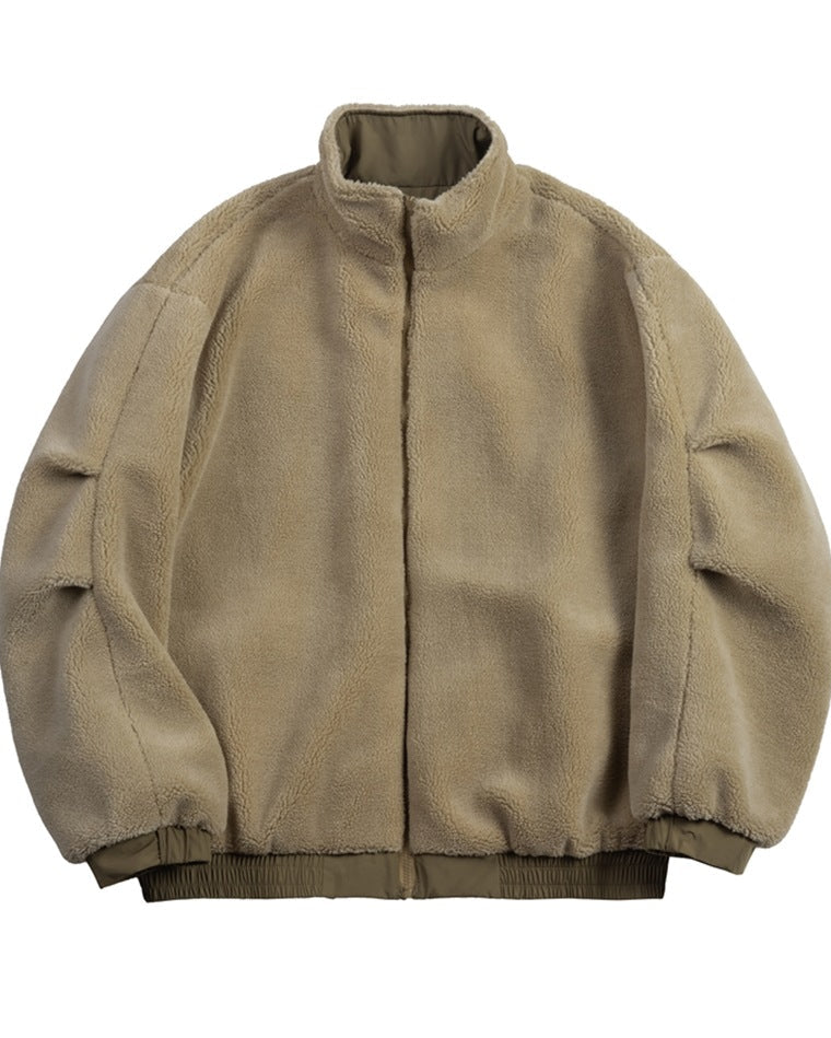 Caldwell teksturirani vuna zip kardigan