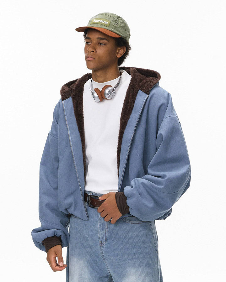 ContourPlush kardigan s patentnim zatvaračem