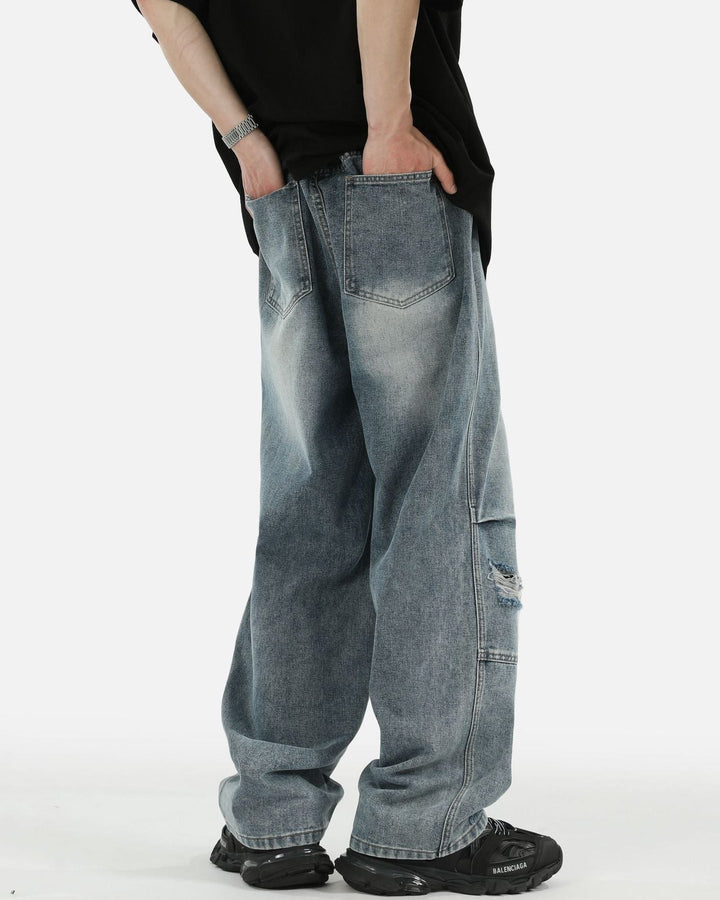 Riverton PLEATED Loose Jeans