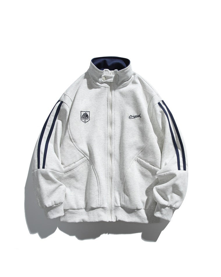 Marcellus Relaxed Zip Cardigan Jakna