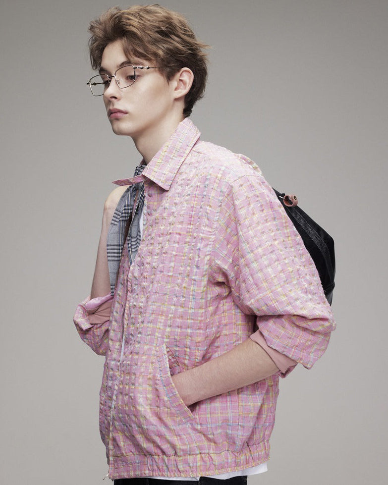 Beacon Loose Plaid Jakna