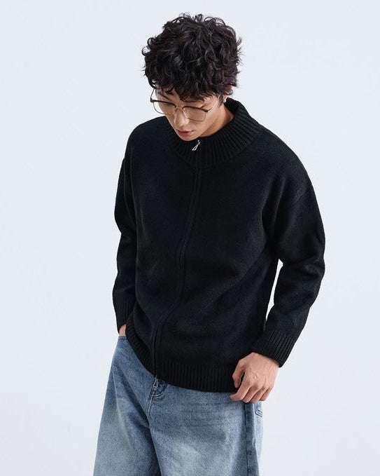 Riverset vintage kardigan s patentnim zatvaračem