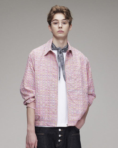 Beacon Loose Plaid Jakna