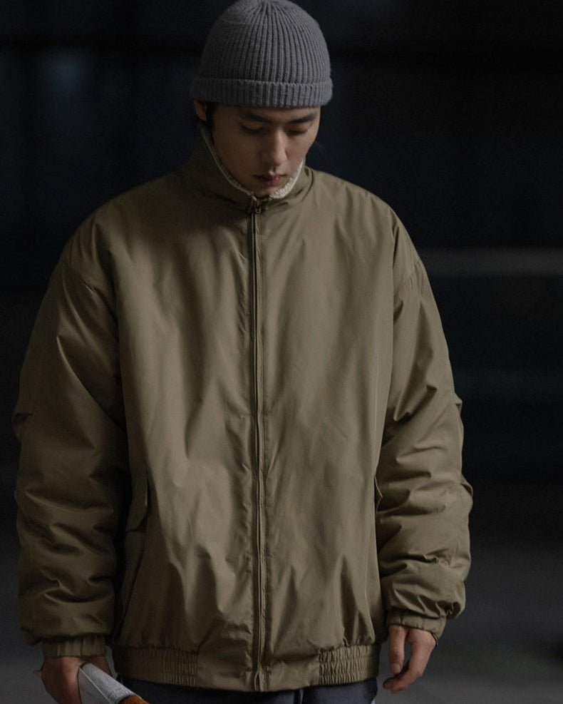 Caldwell teksturirani vuna zip kardigan