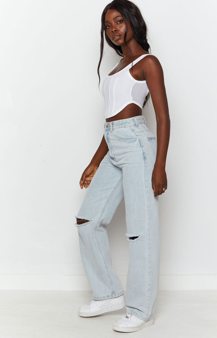 Robin široke traperice plave