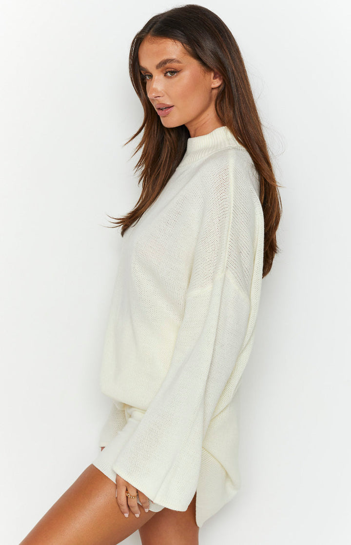 SNDYS Seeker Bijeli Pleteni Top