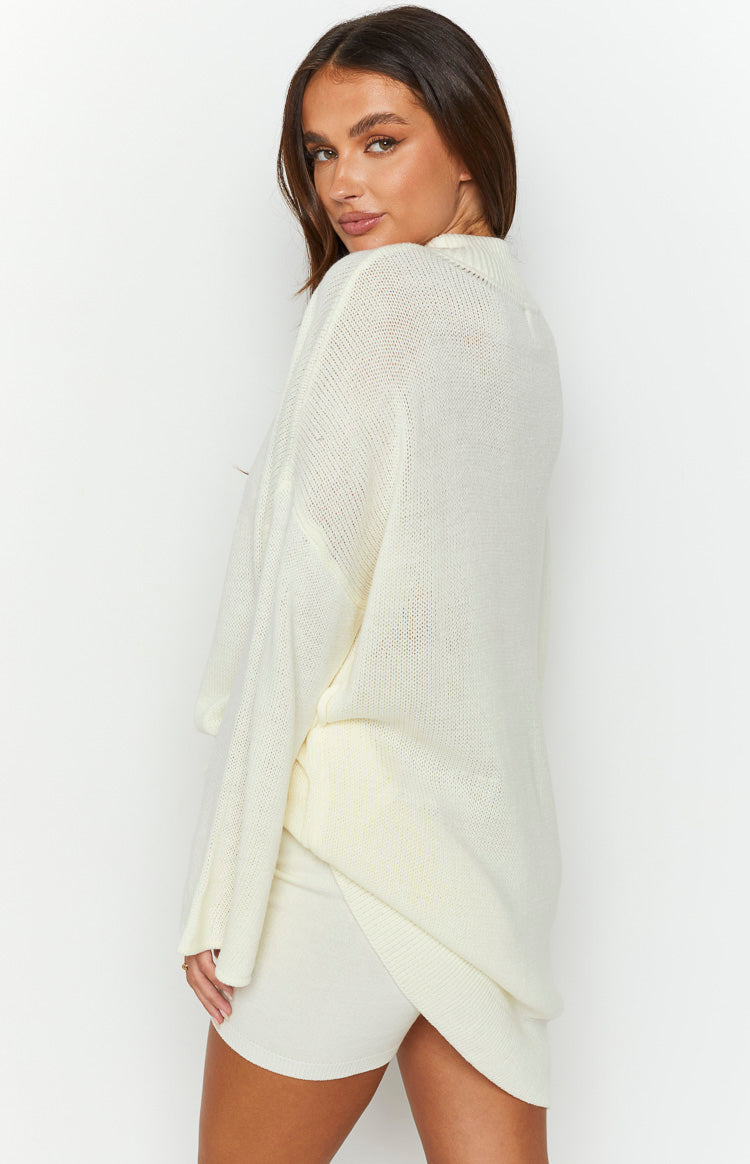 SNDYS Seeker Bijeli Pleteni Top